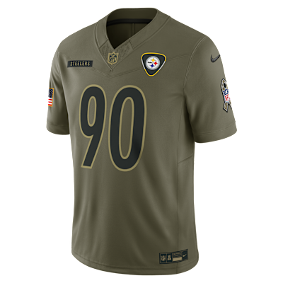 T.J. Watt Pittsburgh Steelers Salute to Service Men's Nike Dri-FIT NFL Limited Jersey