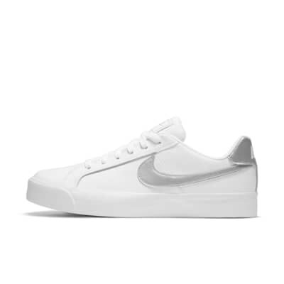 nike court royale black and white