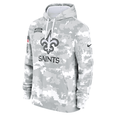 New Orleans Saints Salute to Service Primary Edge Club Men's Nike NFL Pullover Hoodie