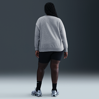 Nike Sportswear Club Fleece Women's Loose Crew-Neck Sweatshirt (Plus Size)