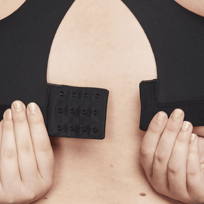 Brassière de sport rembourrée à maintien supérieur avec zip avant Nike Alpha pour femme