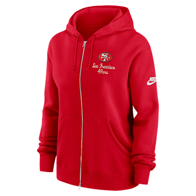 San Francisco 49ers Phoenix Rewind Women's Nike NFL Full-Zip Hoodie