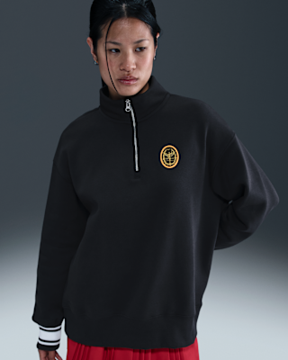 Женский свитшот Nike Sportswear Phoenix Fleece Oversized 1/4-Zip Long