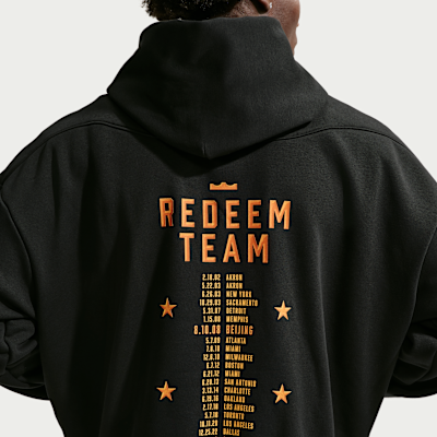 LeBron "Out For Redemption" Men's Therma-FIT Brushed Basketball Pullover Hoodie