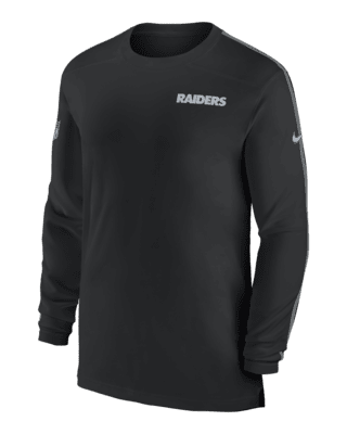 Мужские  Las Vegas Raiders Sideline Coach Nike Dri-FIT NFL Long-Sleeve Top