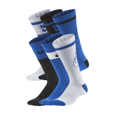 Nike Everyday Kids' Cushioned Crew Socks (6 Pairs)