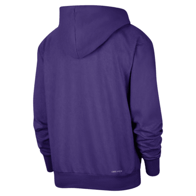 Sweat à capuche Nike Dri-FIT Los Angeles Lakers Standard Issue Courtside pour homme