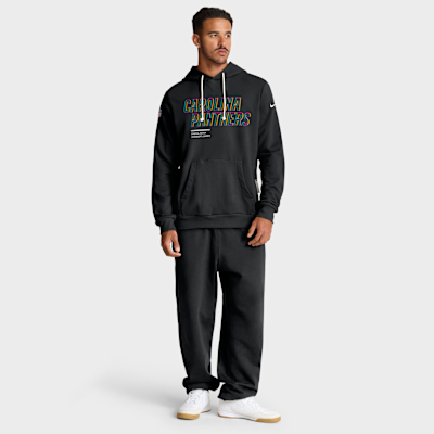 Carolina Panthers Crucial Catch Sideline Men's Nike Dri-FIT NFL Pullover Hoodie