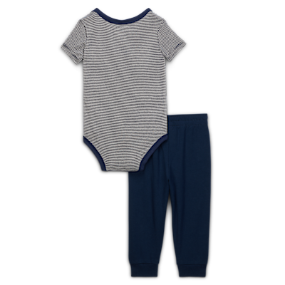 Nike Baby (0-6M) Striped Bodysuit and Joggers Set
