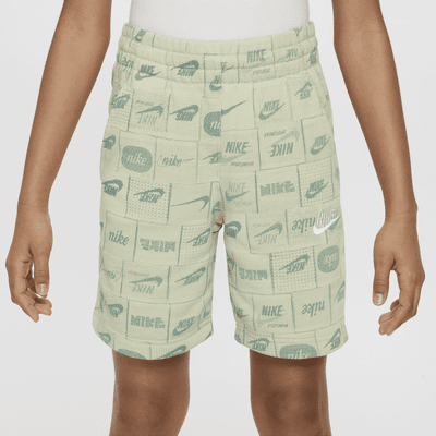 Shorts de French Terry para niños talla grande Nike Sportswear Club