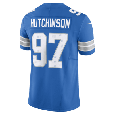 Jersey de fútbol americano Nike Dri-FIT de la NFL Limited para hombre Aidan Hutchinson Detroit Lions