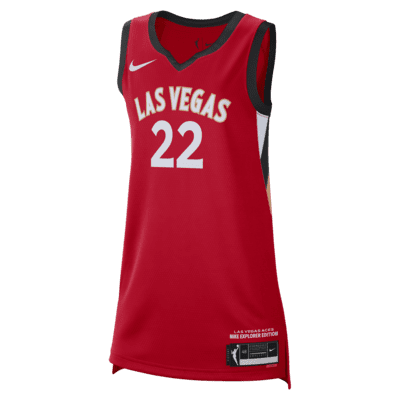 Camiseta Nike Dri-FIT WNBA Victory A'ja Wilson Aces Explorer Edition