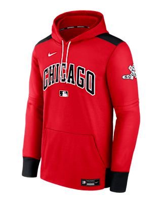 Мужское худи Chicago White Sox Authentic Collection City Connect Nike Therma MLB Pullover Hoodie