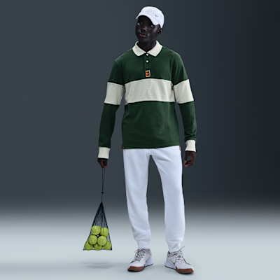 NikeCourt Heritage Men's Tennis Long-Sleeve Polo
