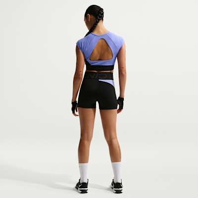Shorts de ciclismo de tiro alto de 8 cm para mujer Nike Pro Sculpt