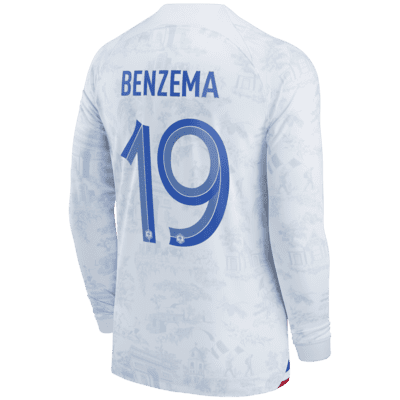 France National Team 2022/23 Stadium Away (Karim Benzema) Men's Nike ...