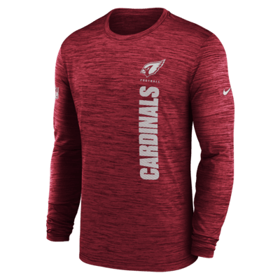 Arizona Cardinals Sideline Velocity Men's Nike Dri-FIT NFL Long-Sleeve T-Shirt