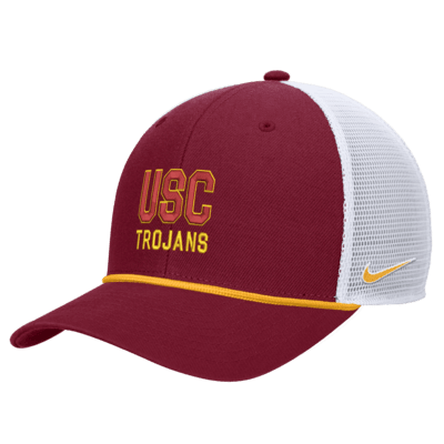 Gorra de rejilla Nike universitaria con cierre a presión USC