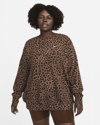 con redondo de French Terry estampado de leopardo para mujer Nike Dri-FIT Get Fit. Nike.com