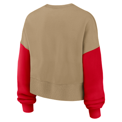 Sudadera de cuello redondo sin cierre Nike de la NFL para hombre Kansas City Chiefs Rewind