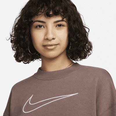 Sudadera de cuello redondo con gráfico para mujer Nike Dri-FIT Get Fit