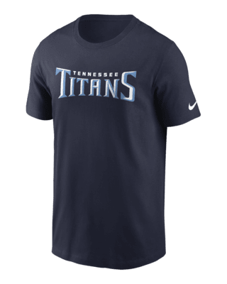 Мужская футболка Tennessee Titans Primetime Wordmark Essential Nike NFL