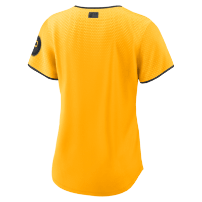 Youth Nike Gold Pittsburgh Pirates 2023 City Connect Replica Jersey, S