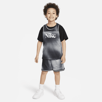 Playera estampada para niños talla pequeña Nike Culture of Basketball