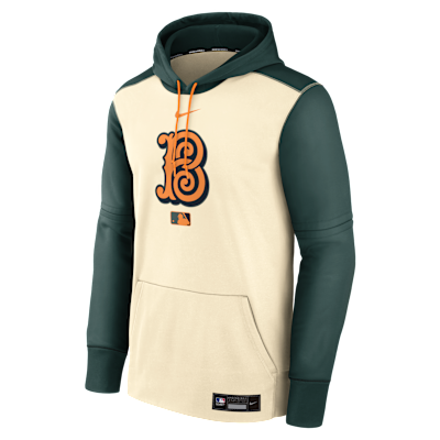 Baltimore Orioles Authentic Collection City Connect Men's Nike Therma MLB Pullover Hoodie from Nike - $100