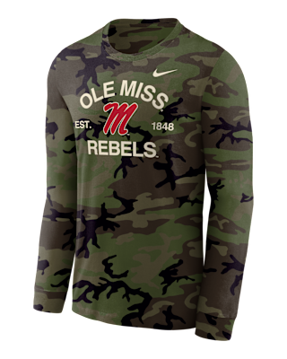 Мужская футболка Ole Miss Rebels Legend Nike Dri-FIT Long-Sleeve