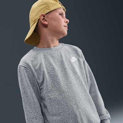 Nike Sportswear Club Fleece Older Kids' Crew-Neck Sweatshirt