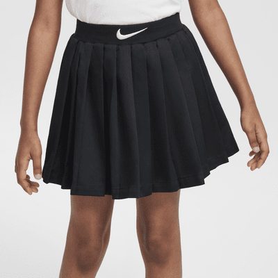 Falda Dri-FIT Tempo plisada para niñas talla pequeña Nike Sportswear