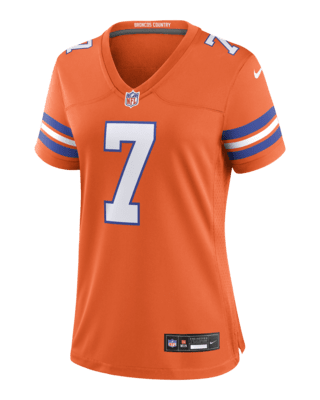 Женские джерси John Elway Denver Broncos Nike NFL Game Football Jersey для футбола