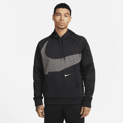 Sudadera con gorro sin cierre de fitness para hombre Nike Therma FIT