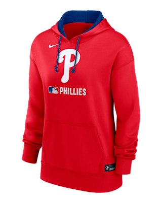 Женское худи Philadelphia Phillies Authentic Collection Nike Therma MLB Pullover Hoodie