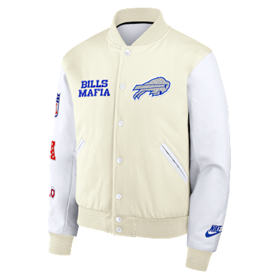 Buffalo Bills Rivalries Collection Men's Nike NFL Full-Snap Varsity Jacket