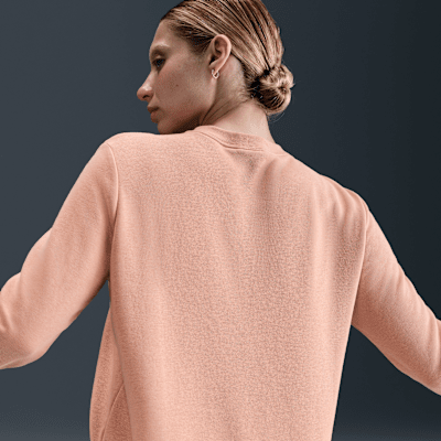 Sudadera de cuello redondo con gráfico para mujer Nike Sportswear Club Fleece