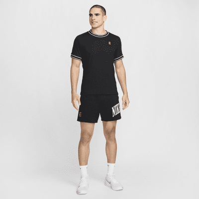 NikeCourt Heritage Kurzarm-Tennisoberteil für Herren