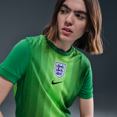 England 2025/26 Stadium Goalkeeper Women's Nike Dri-FIT Football Replica Short-Sleeve Shirt