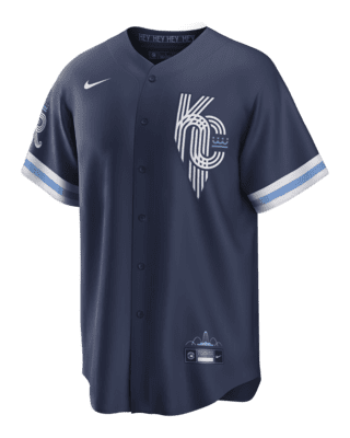Kansas City Royals Nike Official Replica Home Jersey - Mens with Perez 13  printing