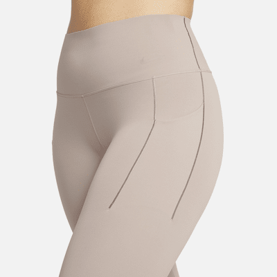 Leggings de 7/8 de tiro alto y sujeción media con bolsillos para mujer Nike Universa