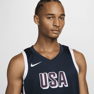 Maglia da basket Nike USAB Limited da uomo – Road