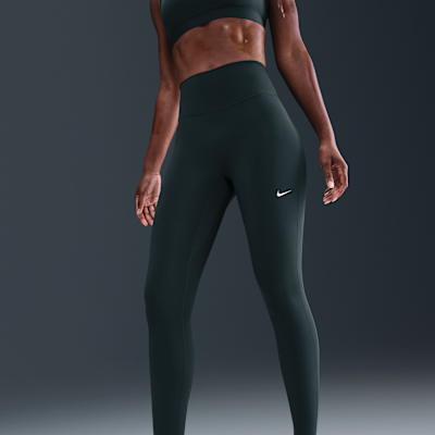 Nike One Seamless Front Leggings de talle alto y longitud completa - Mujer