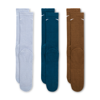 Nike Everyday Plus Cushioned Training Crew Socks (3 Pairs)