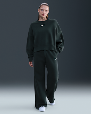 Женские  Nike Sportswear Phoenix Fleece High-Waisted Wide-Leg Pants