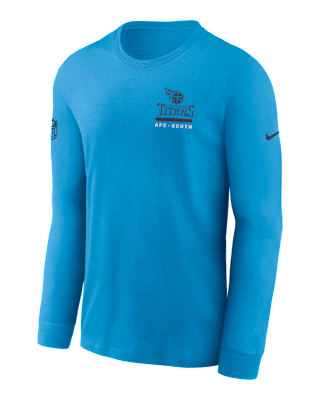 Мужская футболка Tennessee Titans Sideline Team Issue Nike Dri-FIT NFL Long-Sleeve