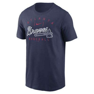 Мужская футболка Atlanta Braves Home Team Athletic Arch