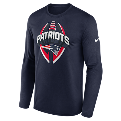New England Patriots Legend Icon Men's Nike Dri-FIT NFL Long-Sleeve T-Shirt