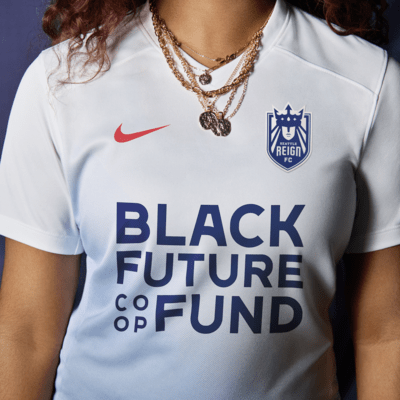 Jersey de fútbol Nike Dri-FIT Replica de la NWSL del Seattle Reign segunda equipación 2024 Stadium para mujer