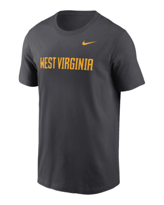 Мужская футболка West Virginia Mountaineers Primetime Wordmark Nike College